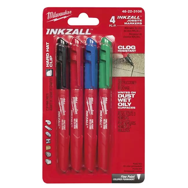 ماژیک چند منظوره میلواکی مدل Milwaukee 48-22-3106 (بسته 4 عددی)