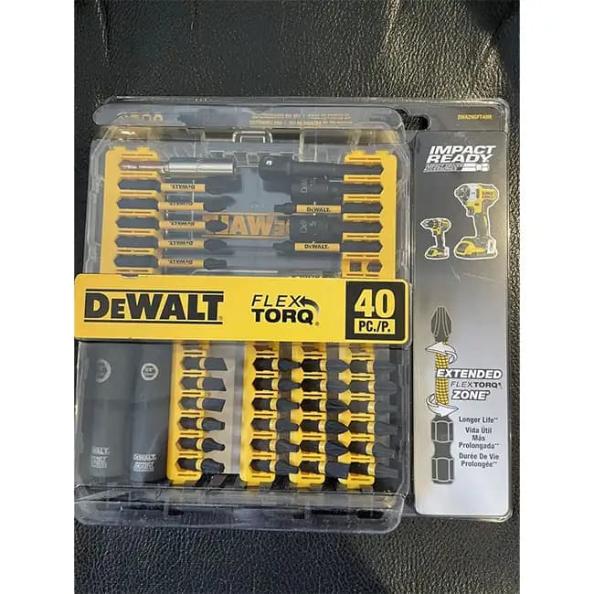 ست 40 عددی سر پیچ گوشتی دیوالت مدل DWA2NGFT40IR — تصویر ۴