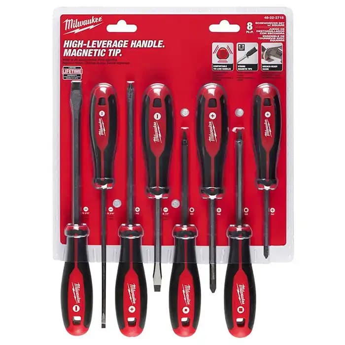 ست پیچگوشتی 8 عددی میلواکی مدل Milwaukee 48-22-2718 — تصویر ۹