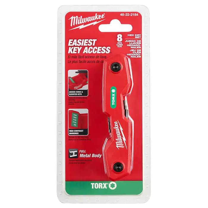 آچار آلن TORX میلواکی مدل 48-22-2184 ست 8 عددی