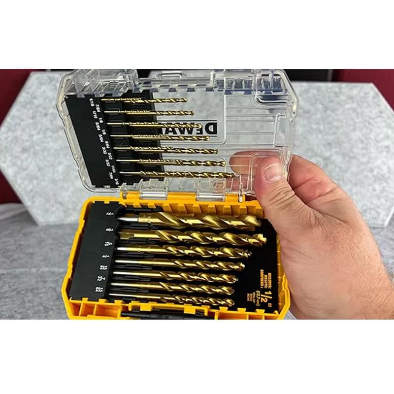 ست مته دیوالت مدل DW1361 با پوشش تیتانیوم — تصویر ۸