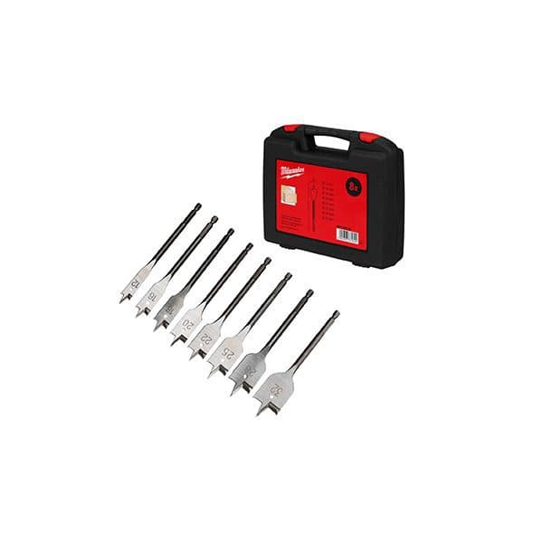 ست 8 عددی مته برگی میلواکی مدل milwaukee 4932352504 — تصویر ۶