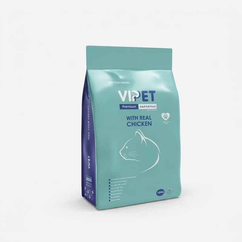 غذای خشک گربه بالغ وی‌پت (VIPET). — تصویر ۲