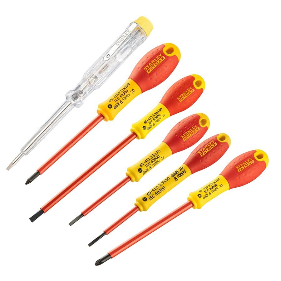 ست پیچ گوشتی عایق 1000 واتی استنلی مدل Stanley 0-65-443 FatMax — تصویر ۵