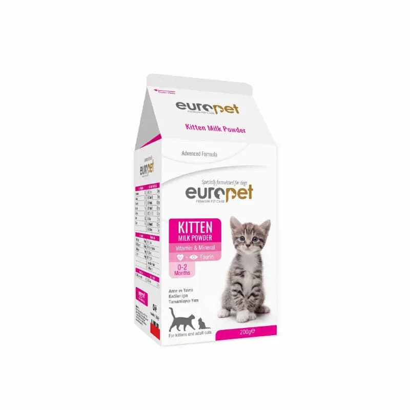 شیر خشک گربه یوروپت Europet Cat Milk Powder وزن 200 گرم — تصویر ۲