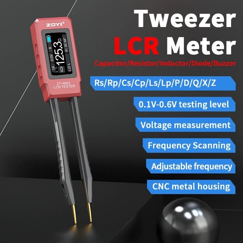 LCR متر و فانکشن ژنراتور پنسی زویی مدل ZOYI ZT-MD2 — تصویر ۱۰