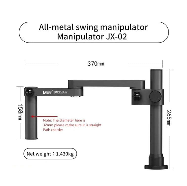 پایه بازویی لوپ MaAnt JX-02 — تصویر ۲