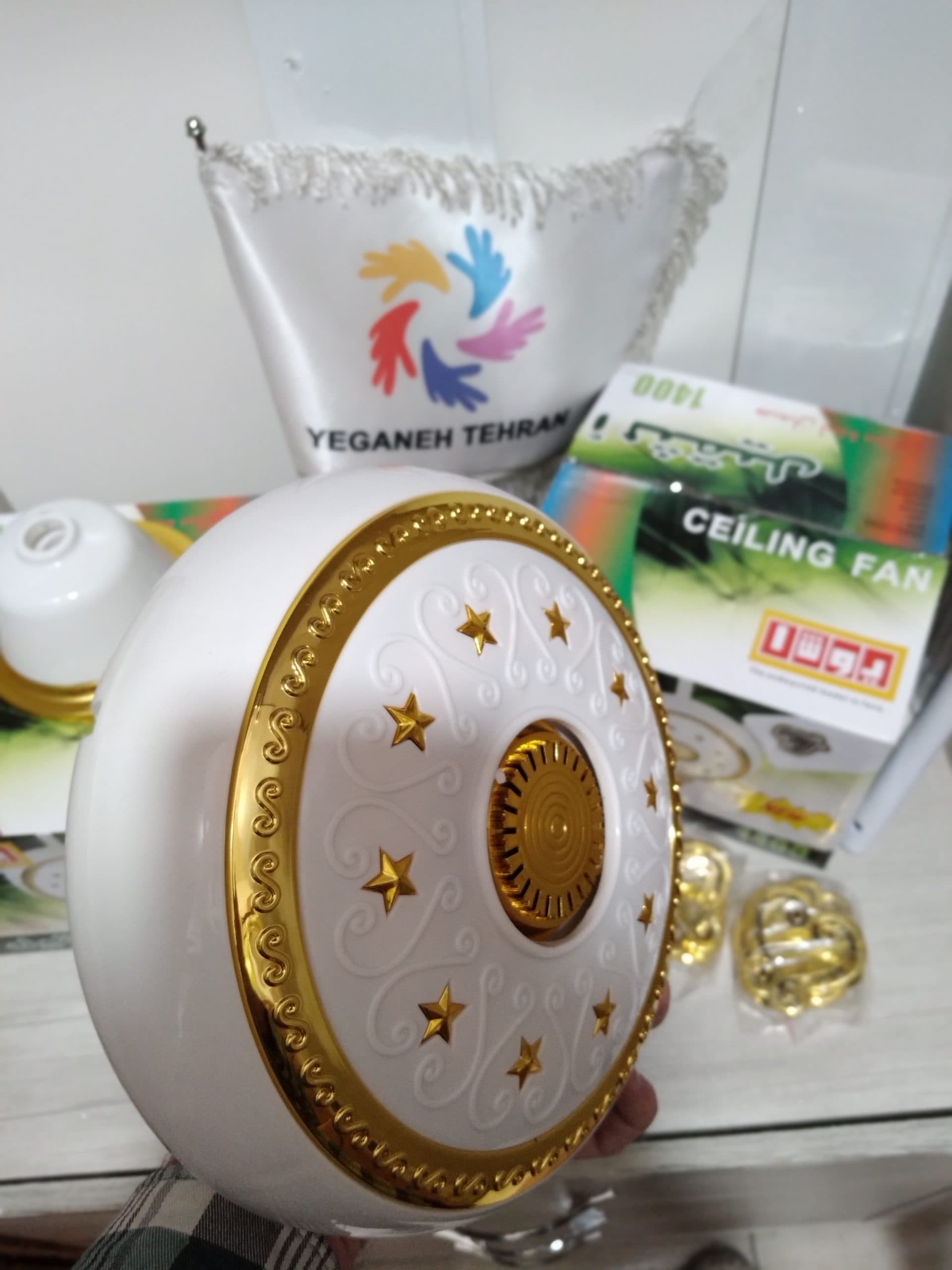 پنکه سقفی یوشا 75 وات مدل UR-383 — تصویر ۲