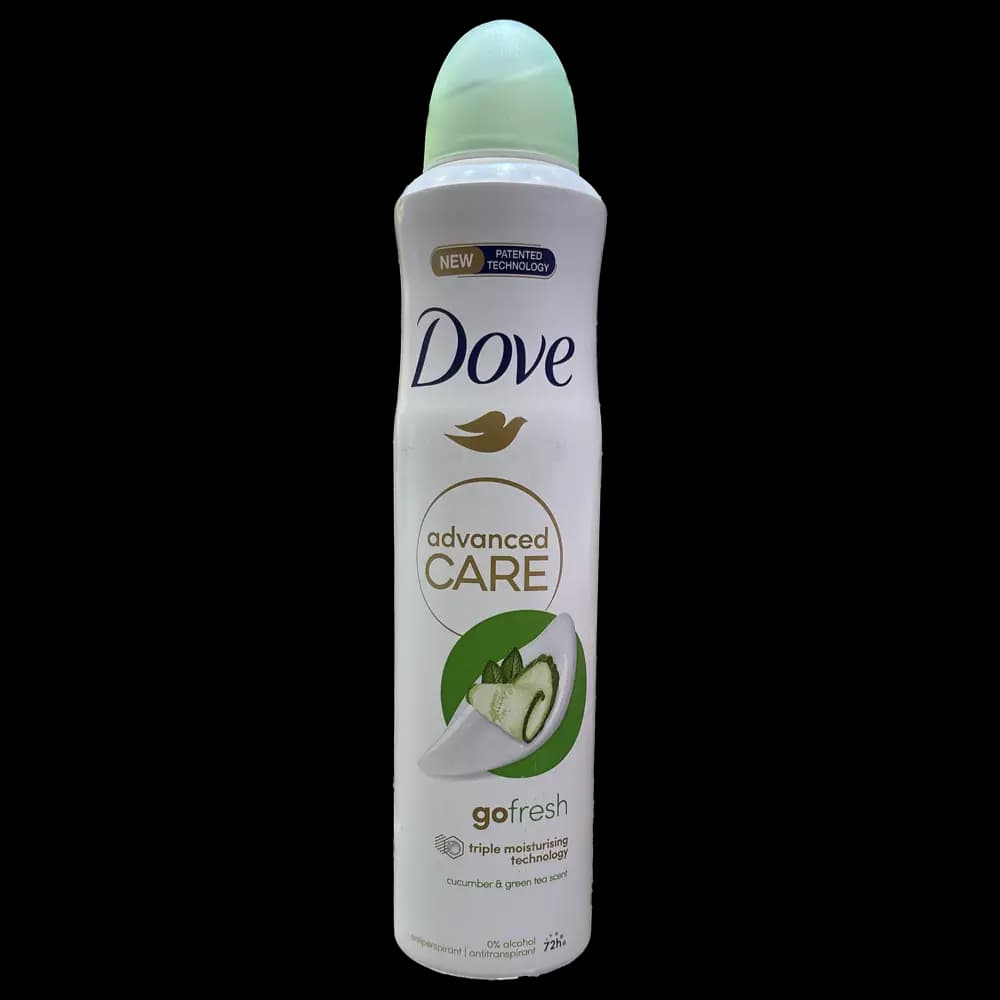اسپری ضد تعریق زنانه داو مدل GO FRESH با رایحه خیار و چای سبز حجم 250 میل — تصویر ۳