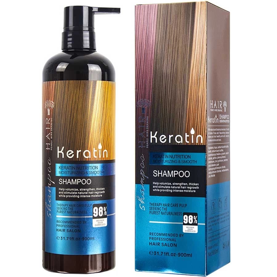 شامپو فاقد سولفات کراتین هیر 900ml