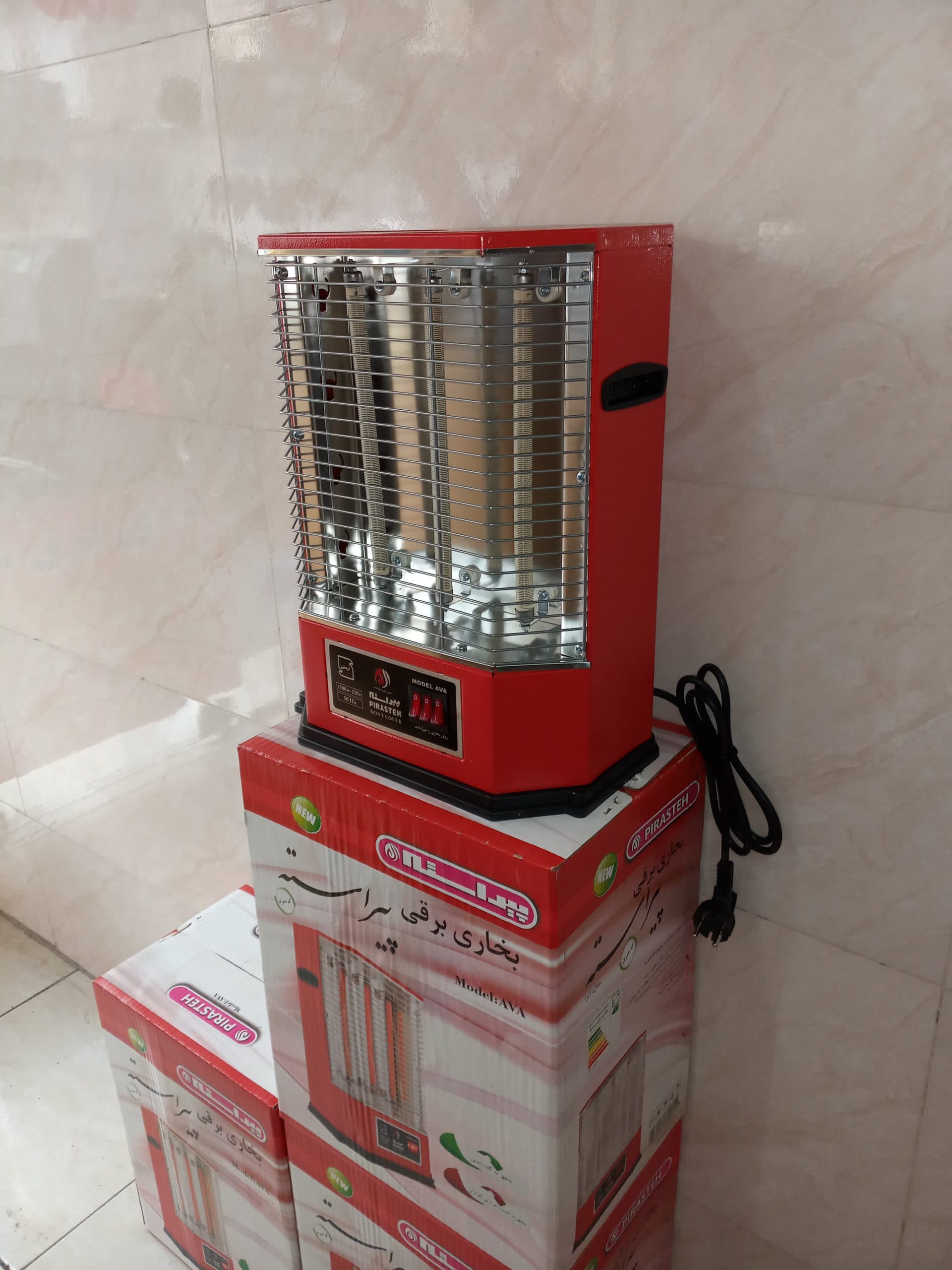 بخاری برقی پیراسته 1500وات کم مصرف