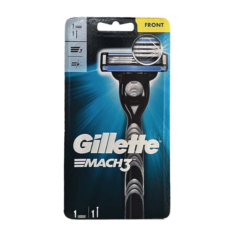 دسته مچ تری 3لبه ژیلت تک یدک Gillette mach 3 — تصویر ۳