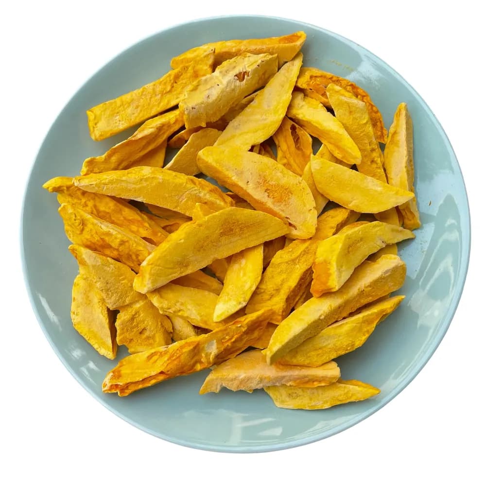 انبه خلال خشک پفکی