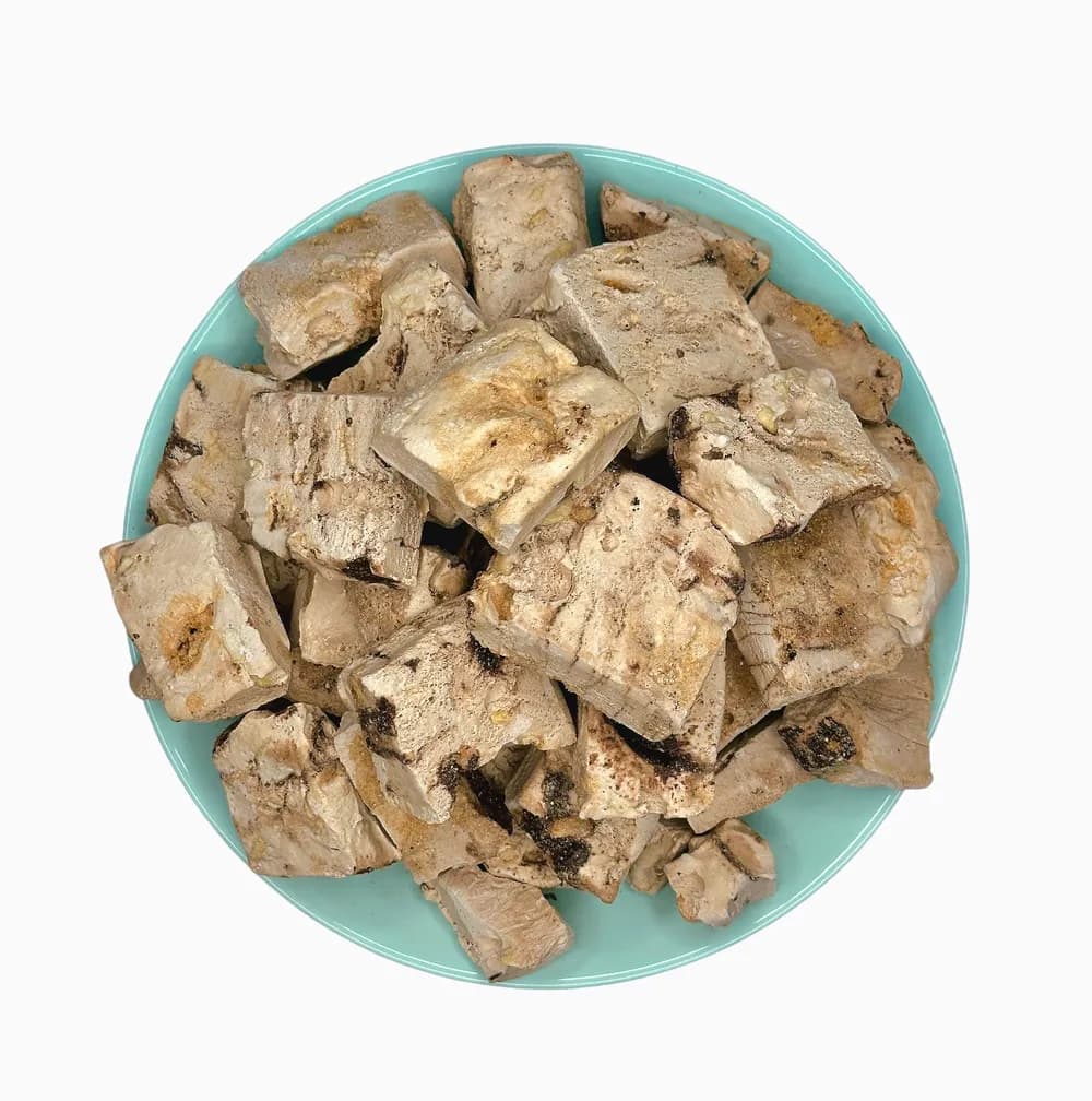 بستنی خشک کارامل کره بادام زمینی