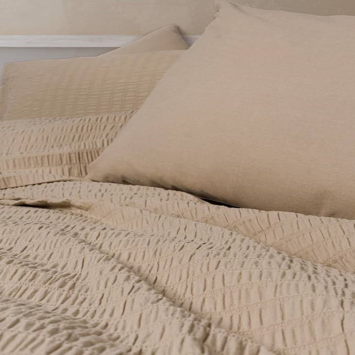 ست کاور دونفره ۶ تکه پنبه‌کتان مدل Liny Cotton Box ترک — تصویر ۳