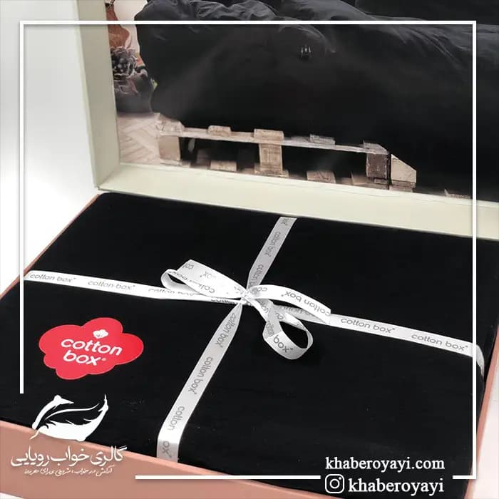 ست کاور دو نفره 4 تکه کتان پنبه برند Cotton Box ترکیه در رنگ های متنوع — تصویر ۱۰