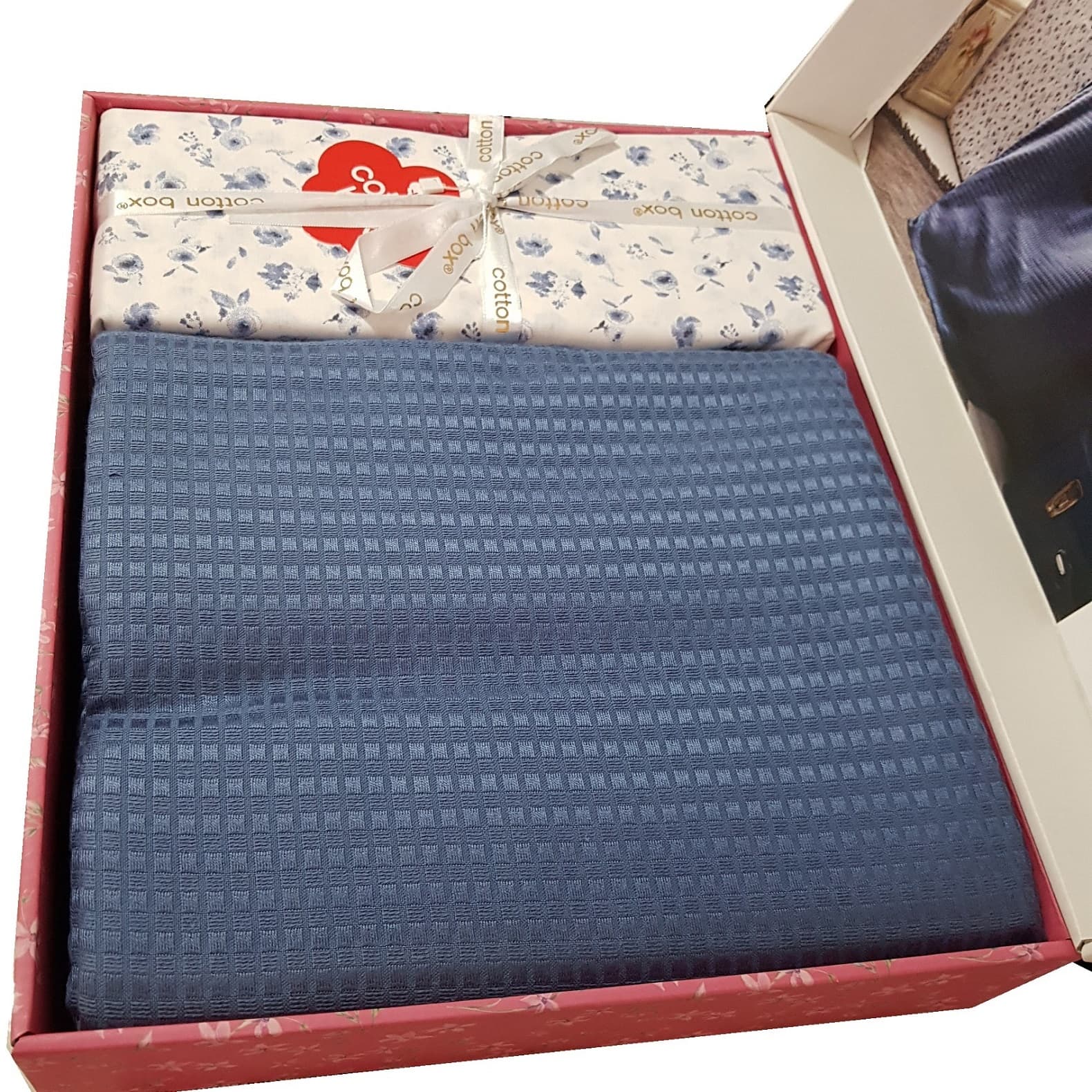 ست پیکه ترک دو نفره ۴ تیکه Cotton Box – پنبه کتان ضد حساسیت — تصویر ۲