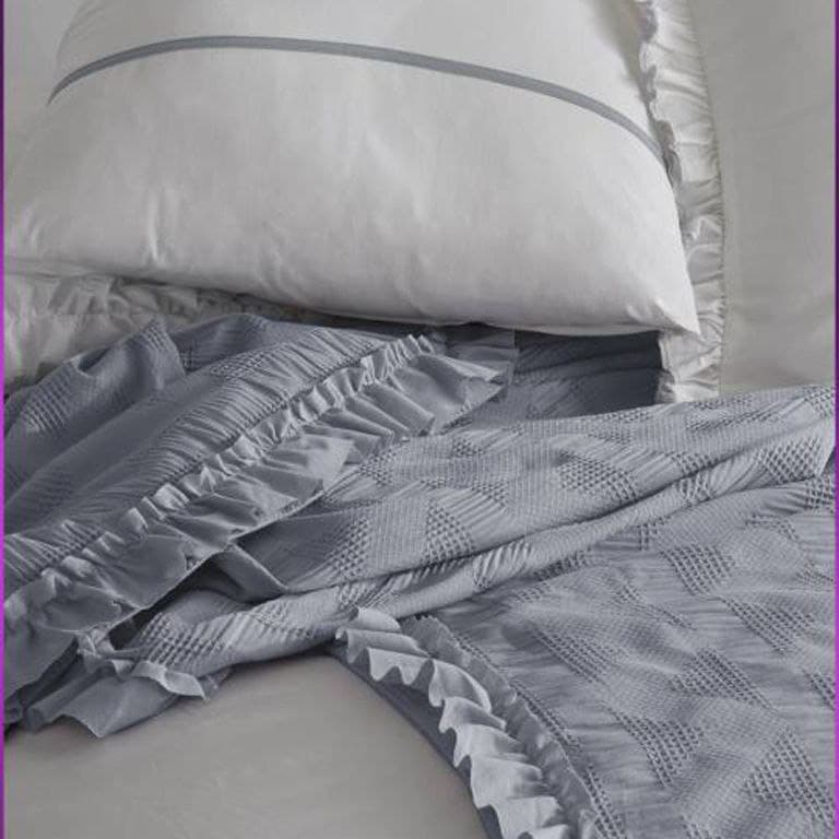 کاور اوزدلیک Ruffle | ست ۷ تکه مخصوص تخت دونفره — تصویر ۶