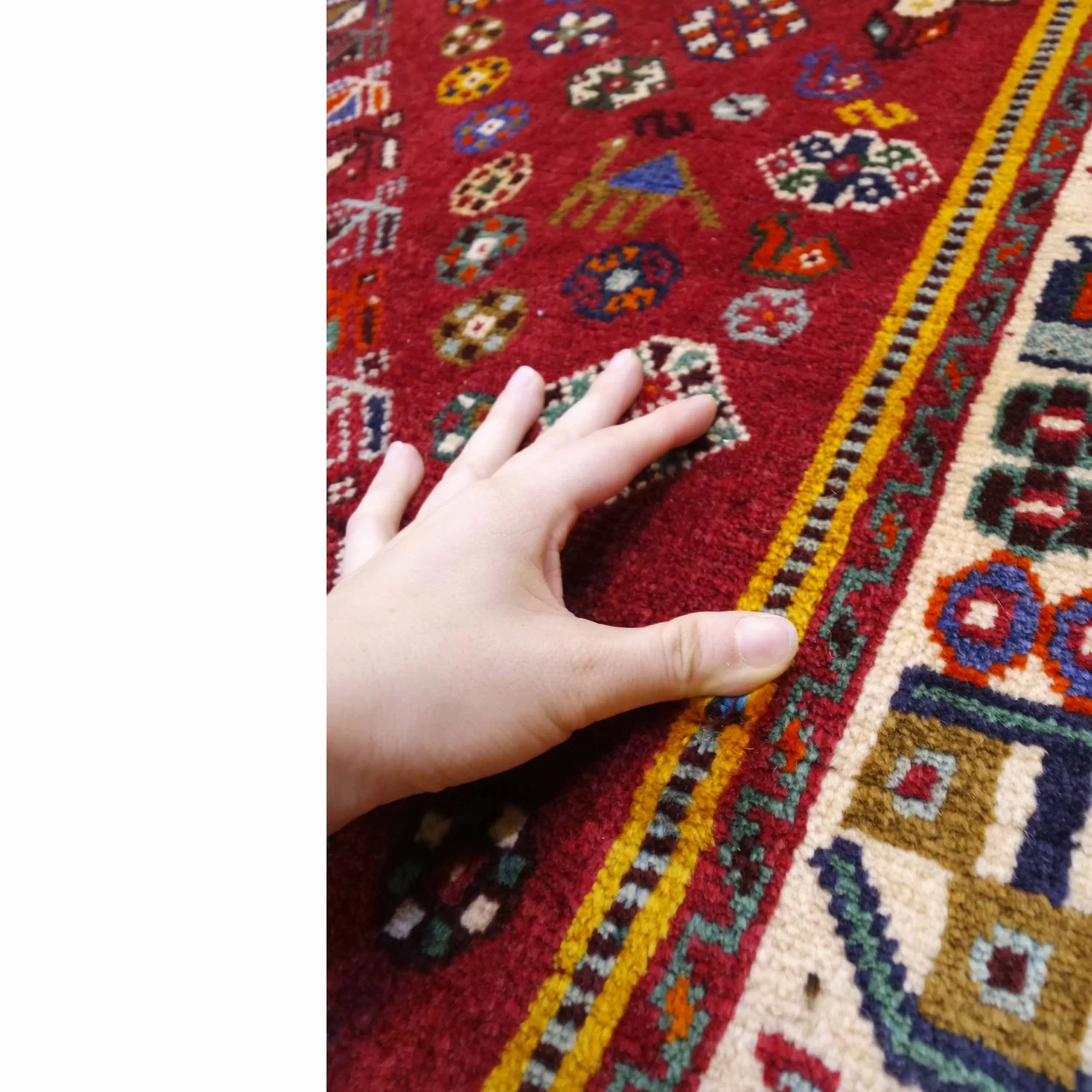 قالی پرده‌ای دو سر ناظم شیراز — تصویر ۱۰