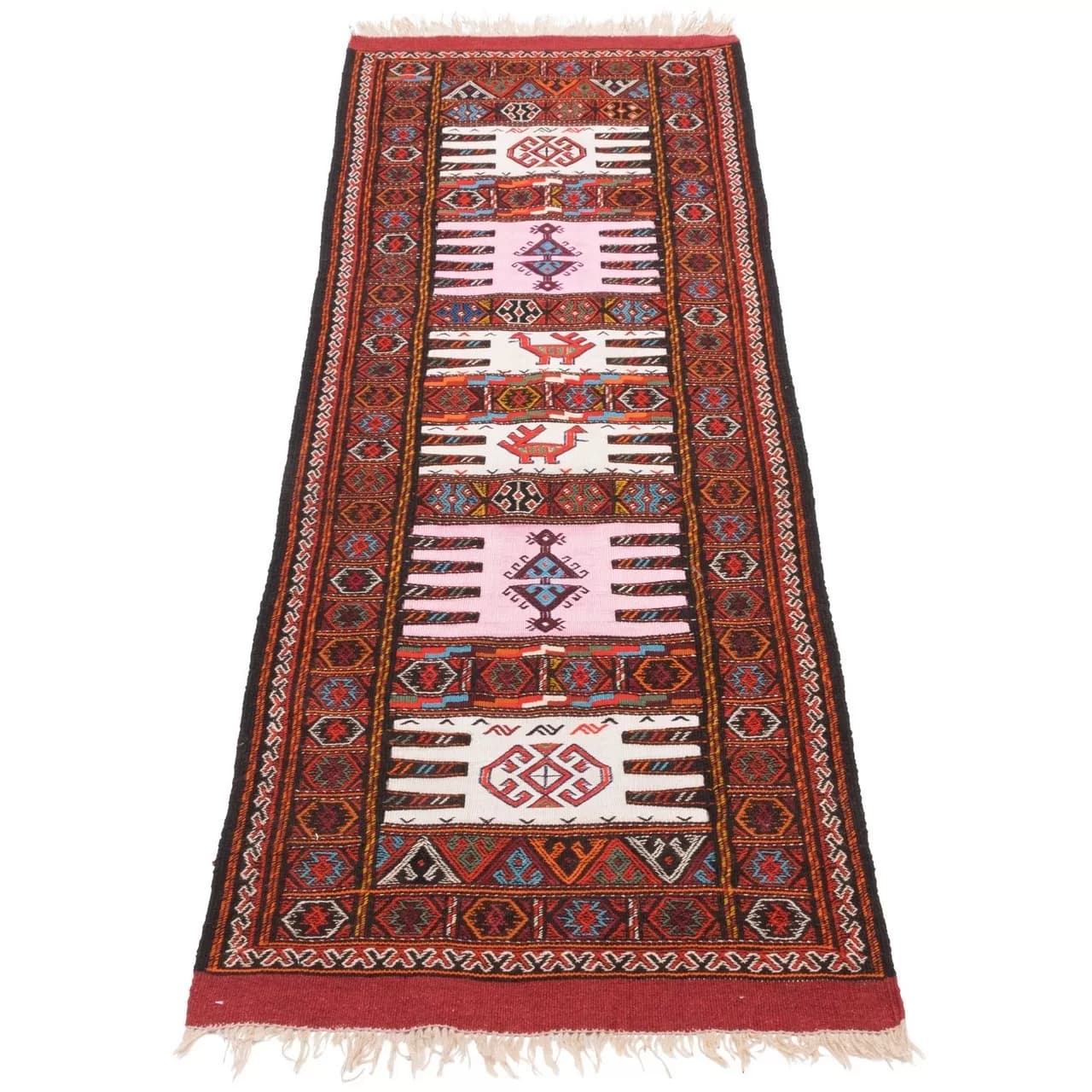 گلیم کناره دو متری دستباف 261133 — تصویر ۲