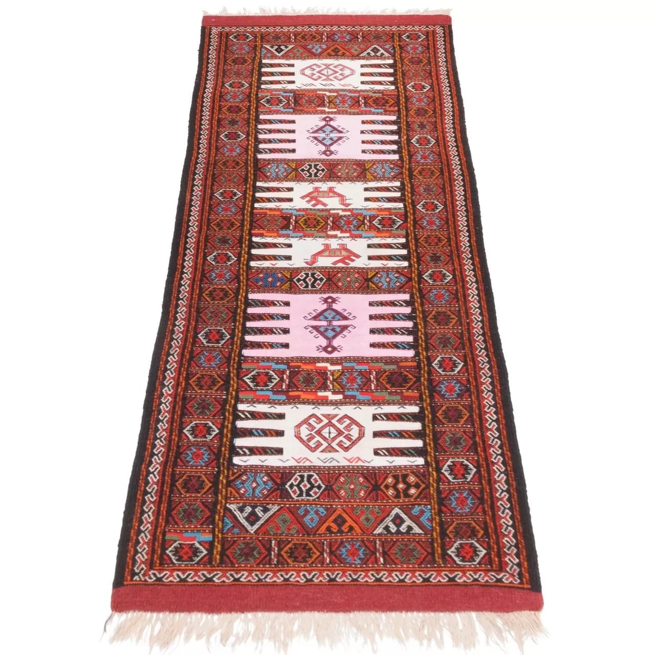 گلیم کناره دو متری دستباف 261133 — تصویر ۳