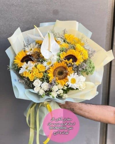 سفارش گل همراه با متن تبریک تولد مادر شوهر — تصویر ۲