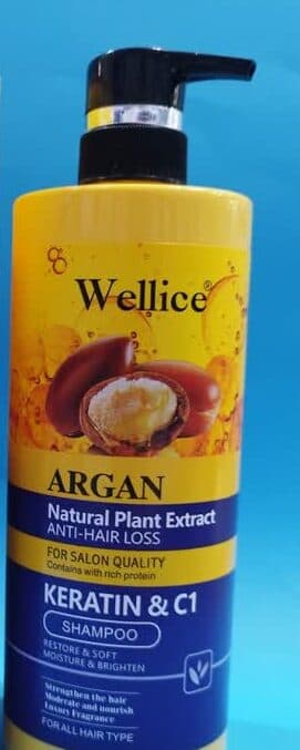 شامپو ویلایس ضدریزش وتقویت مو با عصاره گیاه طبیعی و روغن آرگان — تصویر ۲