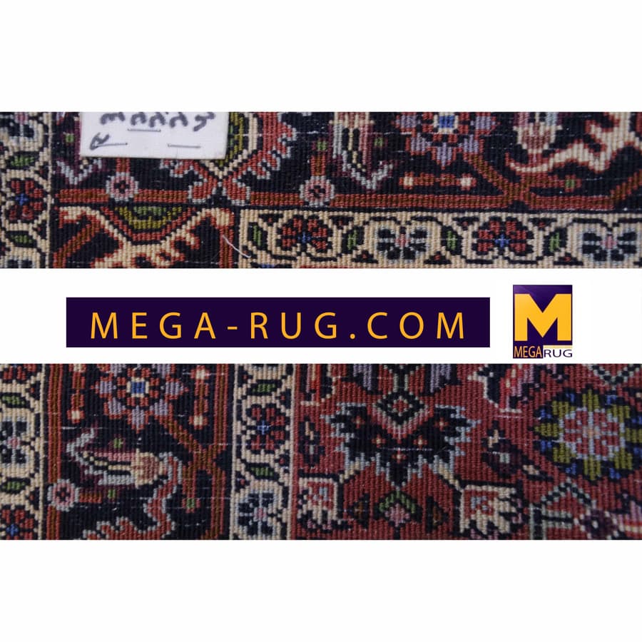 قالی کناره ماهی سراسری بیجار 234091 — تصویر ۵