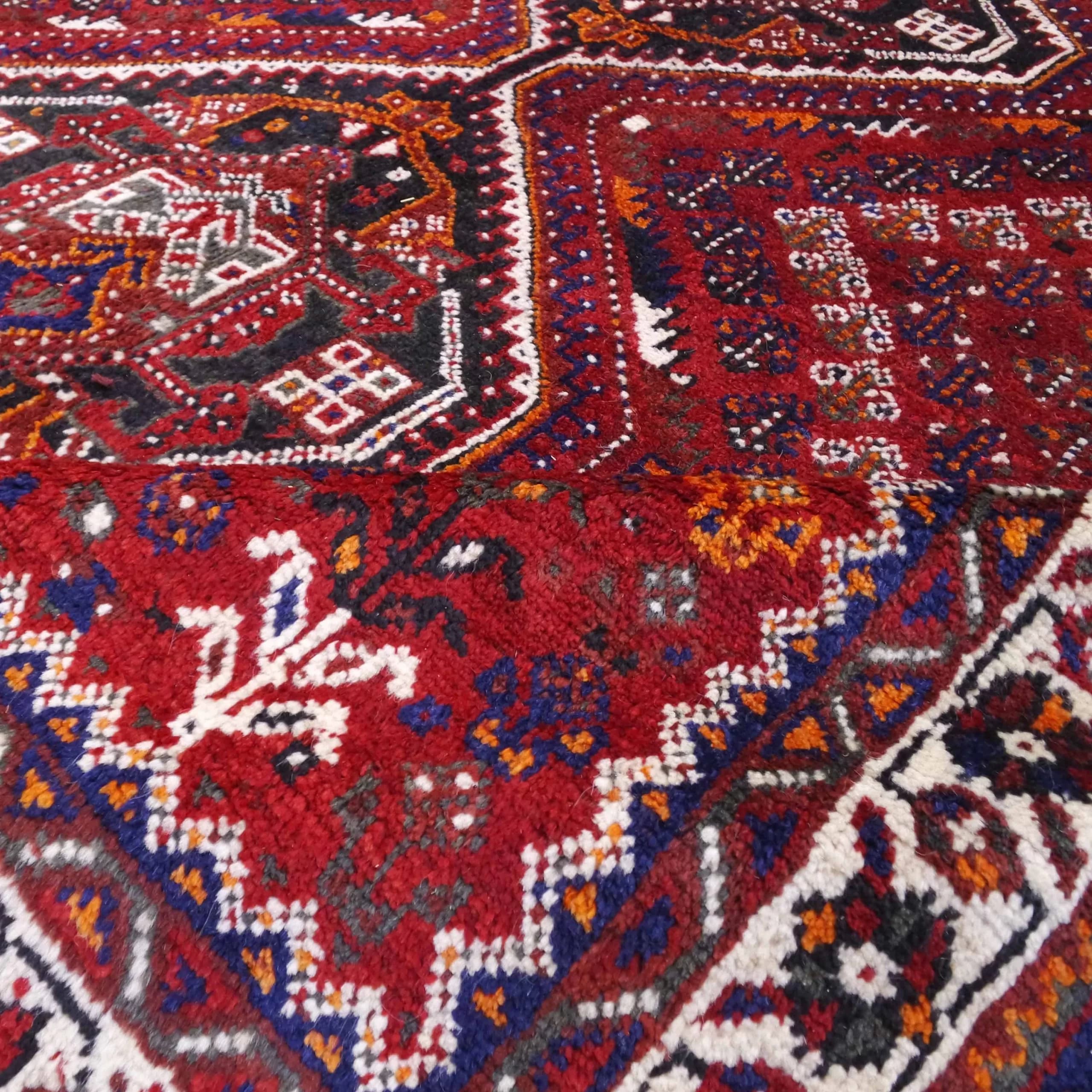 قالی قالی سه ترنج شیراز 234075 — تصویر ۶