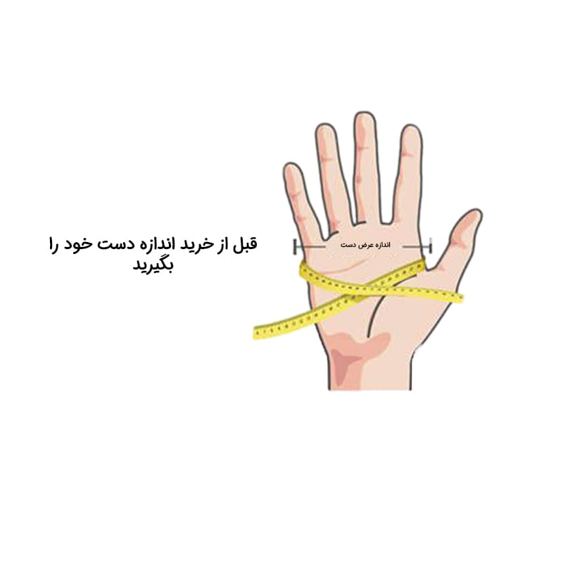 دستکش نیم انگشتی GL30 — تصویر ۳