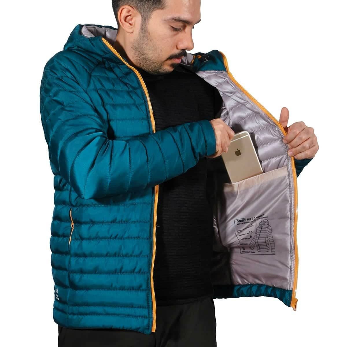 کاپشن الیاف انیسه / ONISEH – مدل ترکینگ 150 / مشکی — تصویر ۸