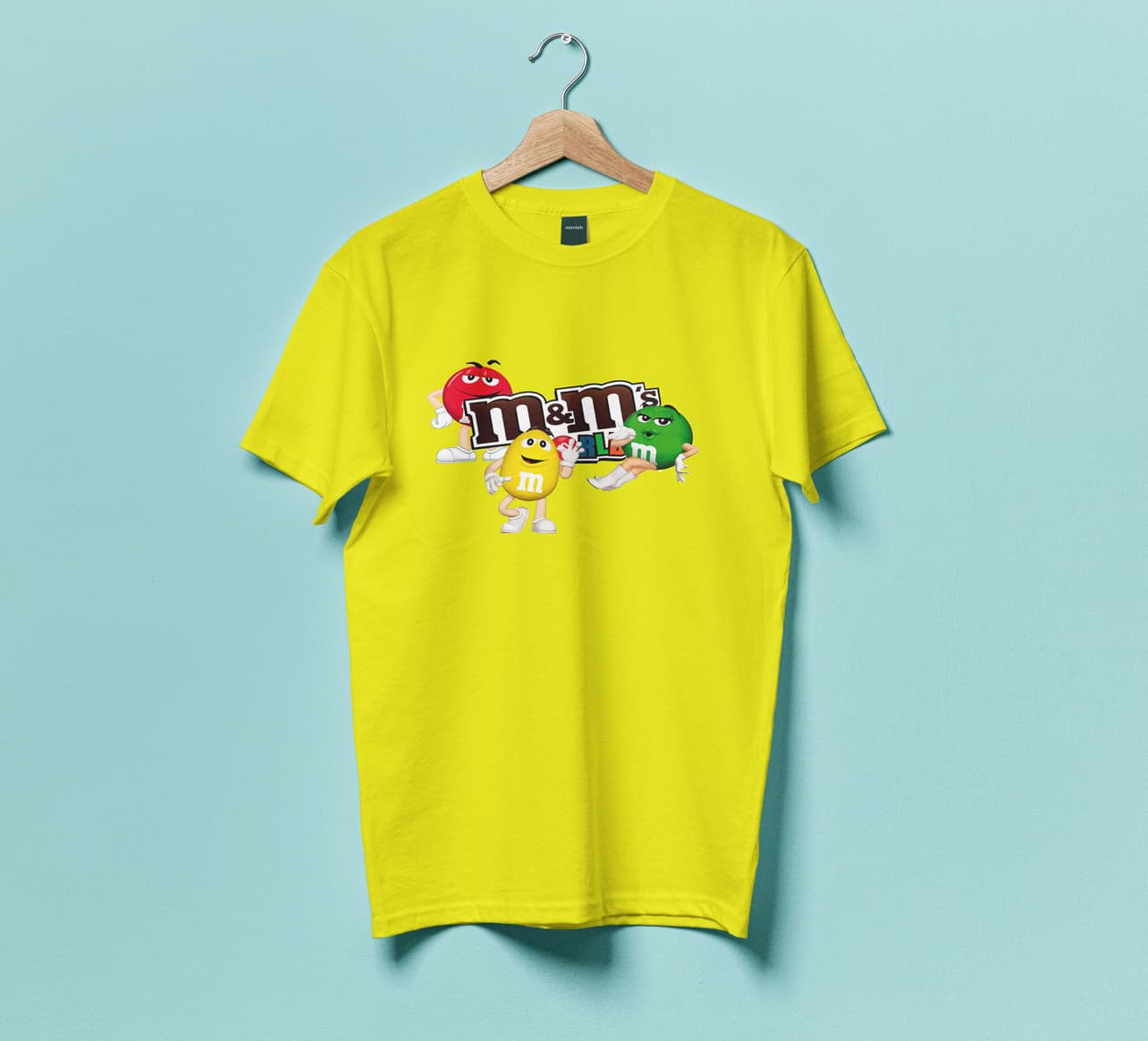 تیشرت نخ پنبه‌ طرح m&m – کدt005 — تصویر ۵