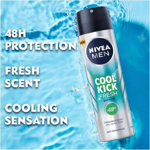 اسپری ضد تعریق مردانه Cool Kick Fresh نیوا 150ml — تصویر ۳