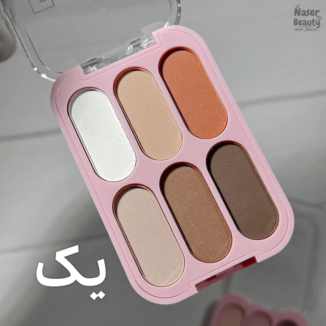 پالت سایه دودوگرل 6 رنگ — تصویر ۲