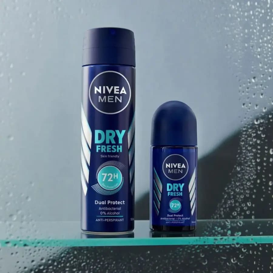 اسپری ضد تعریق مردانه 72 ساعته Dry Fresh نیوا 200ml — تصویر ۳