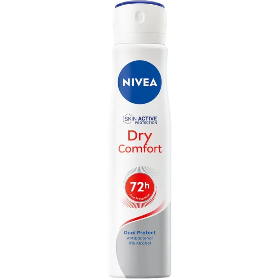 اسپری ضد تعریق زنانه 72 ساعته Dry Comfort نیوا 200ml