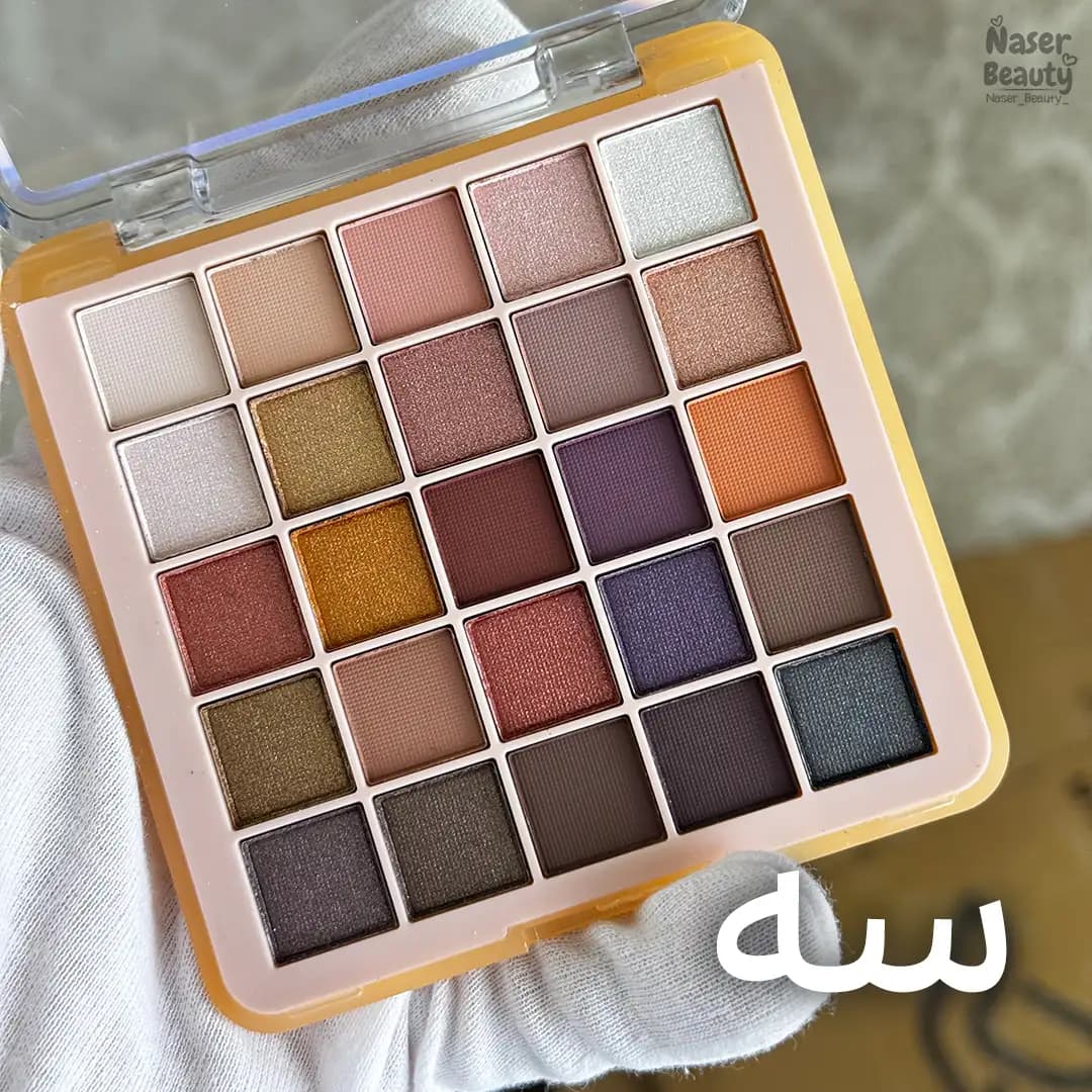 پالت سایه چشم 25 رنگ دودوگرل مدل The Beauty Edition — تصویر ۱۱