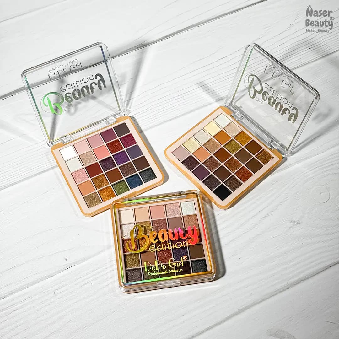 پالت سایه چشم 25 رنگ دودوگرل مدل The Beauty Edition