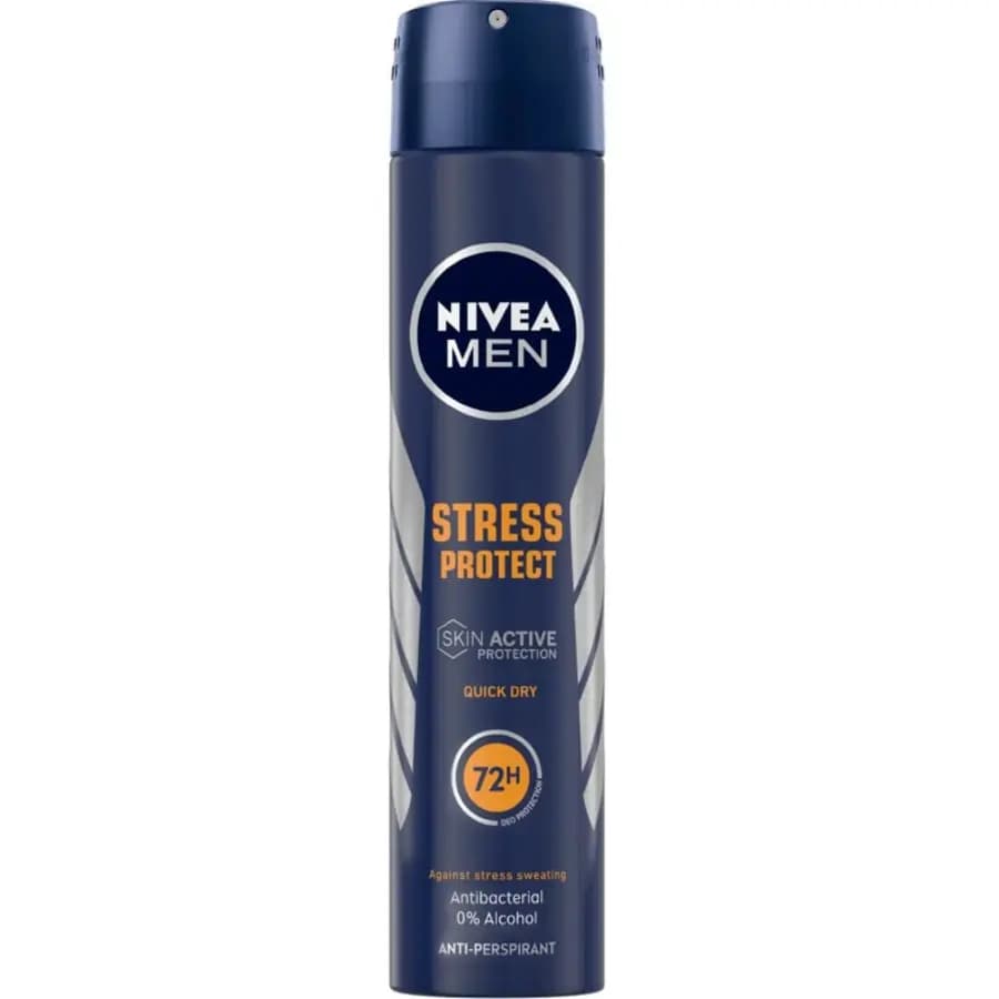 اسپری ضد تعریق مردانه 72 ساعته Stress Protect نیوا 200ml — تصویر ۴