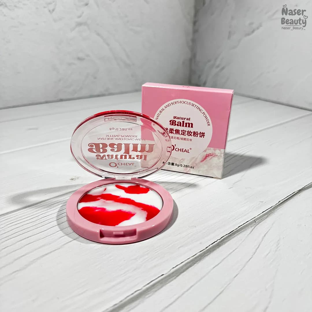 پودر فیکس اوچیال مدل Natural Balm مات کننده — تصویر ۳