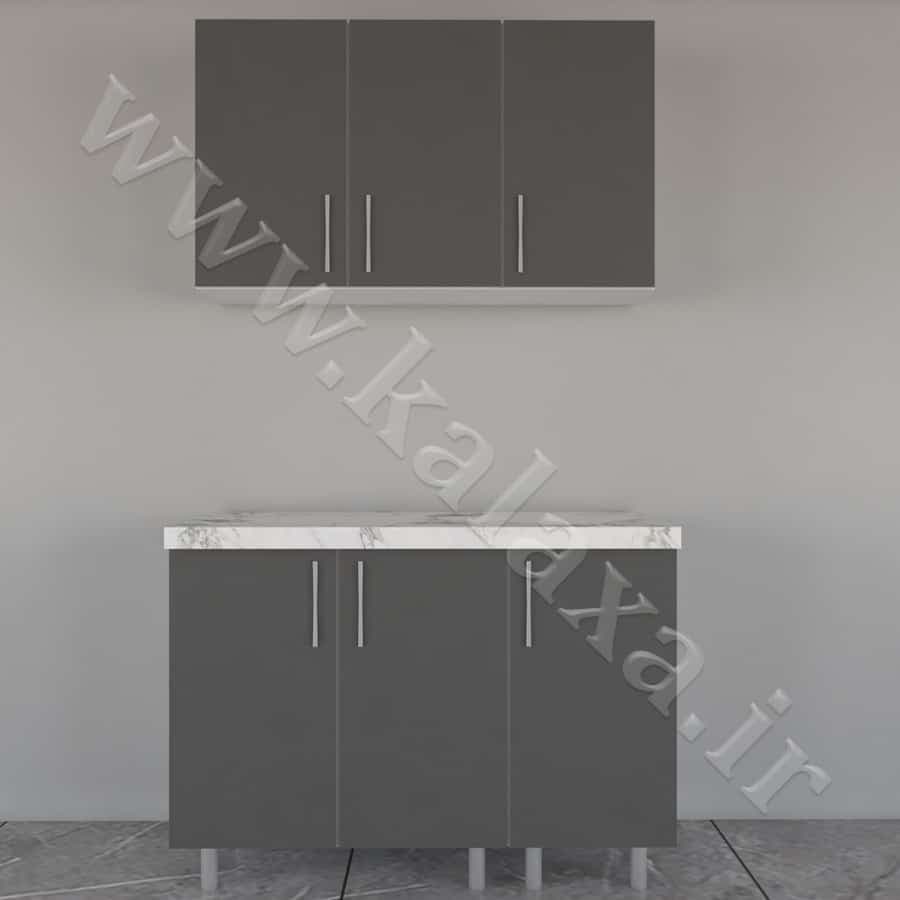کابینت آماده دیواری و زمینی هایگلاس ایرانی 150 سانتیمتری