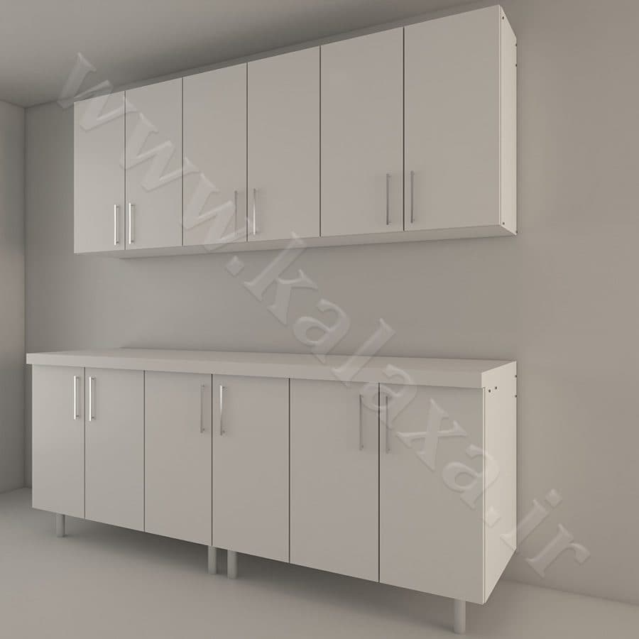 کابینت آماده دیواری و زمینی هایگلاس ایرانی 200 سانتیمتری — تصویر ۷