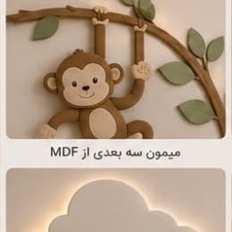 ست دکور اتاق کودک طرح جنگل — تصویر ۱۰