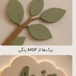 ست دکور اتاق کودک طرح جنگل — تصویر ۸