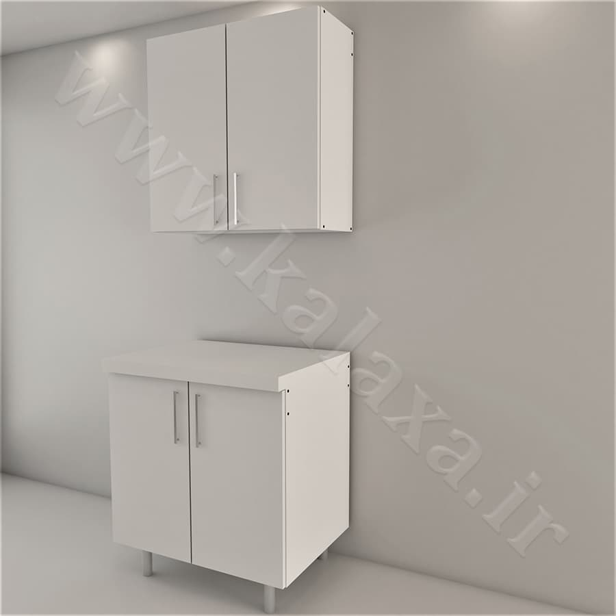 کابینت آماده دیواری و زمینی ام دی اف 80 سانتیمتری — تصویر ۲