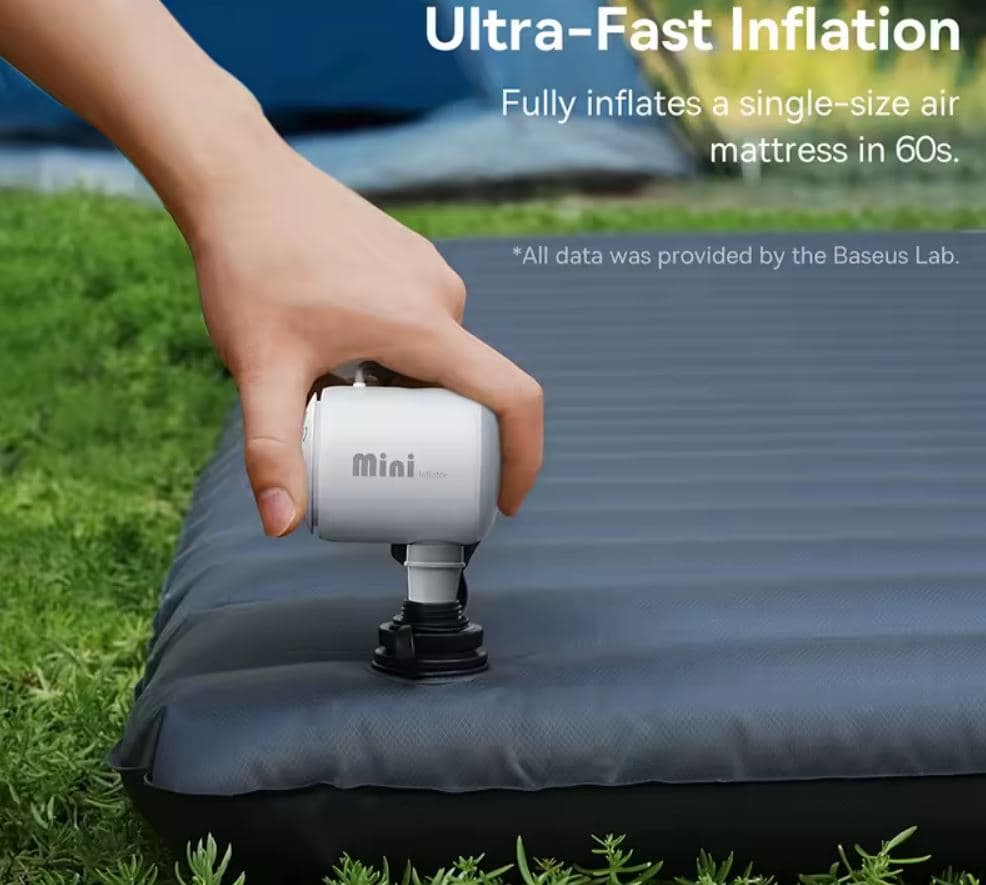 پمپ باد شارژی بیسوس – Baseus – PocketGo mini — تصویر ۱۲