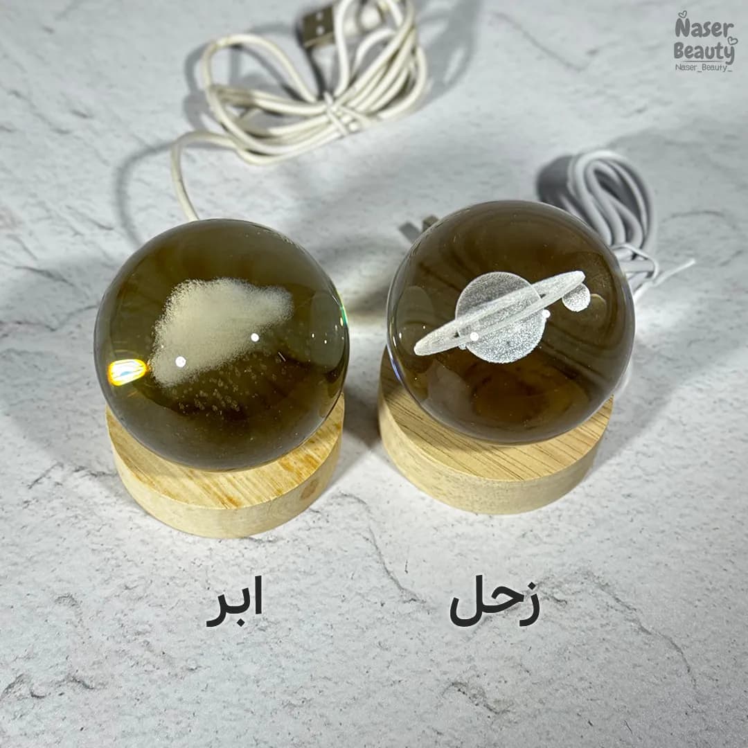 گوی چراغ خواب کریستال — تصویر ۲