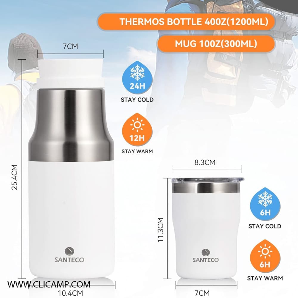 فلاسک سانتکو – SANTECO – مدل Molle Set 1200ml — تصویر ۸