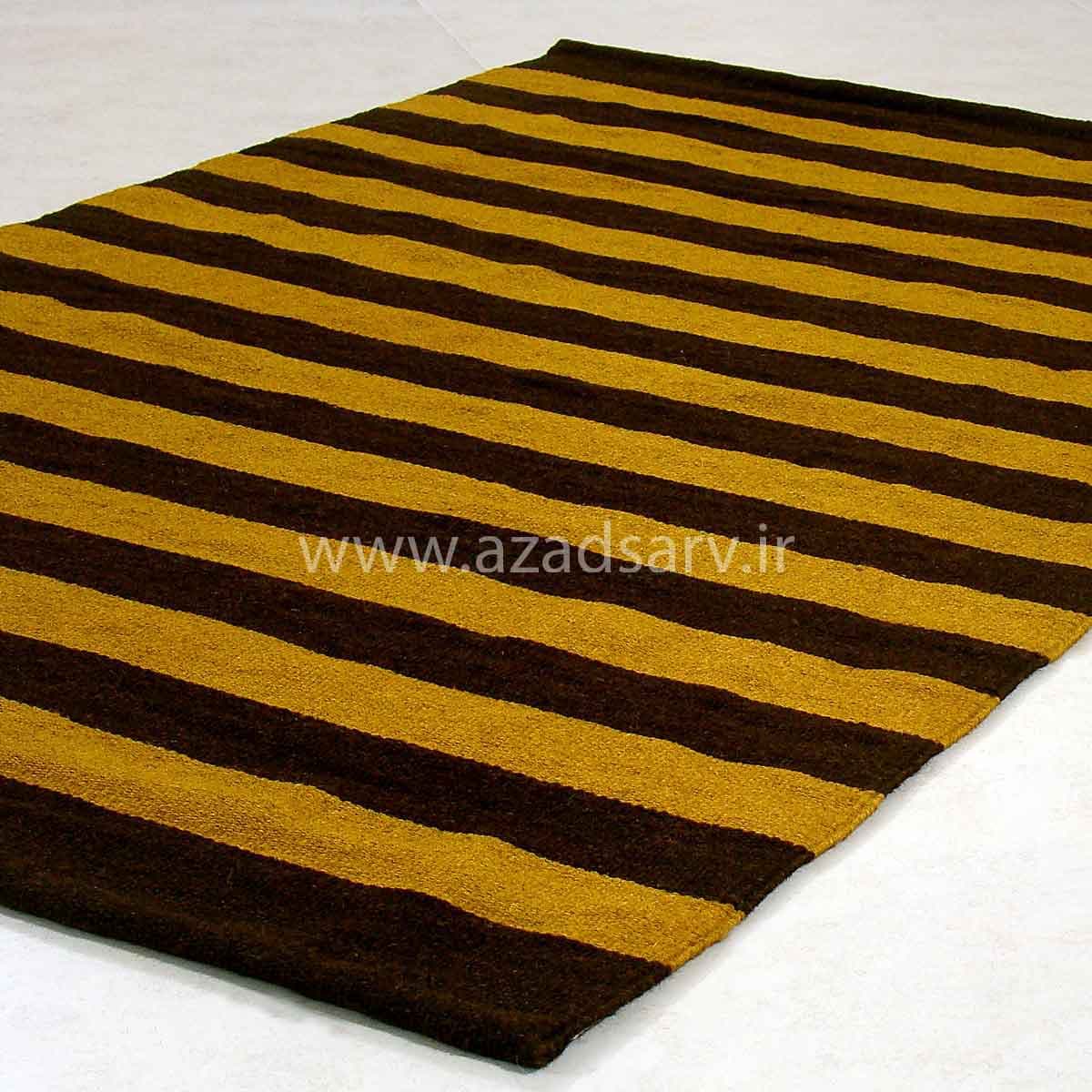 گلیم دستباف دکوراتیو آزادسرو | 142 × 91 سانتی‌متر — تصویر ۹