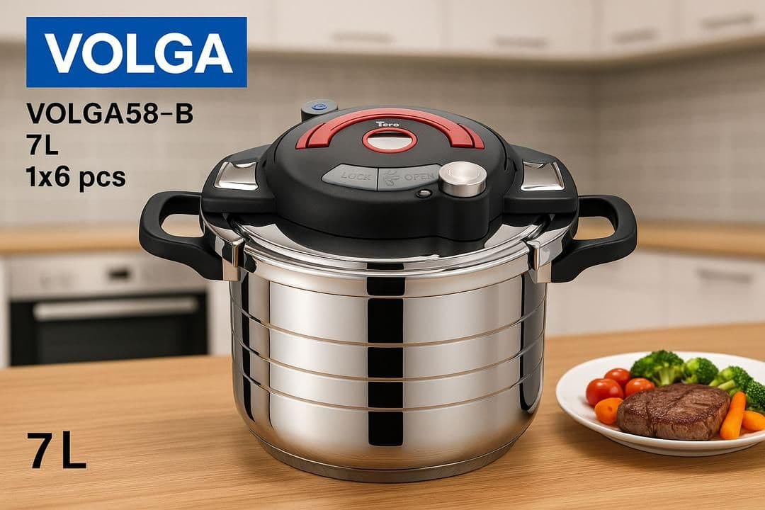 زودپز 2 دسته روگازی ولگا VOLGA اصل 7 لیتر تایمردار مدل volga-58خرید از آنلاین شاپ لیان b — تصویر ۶
